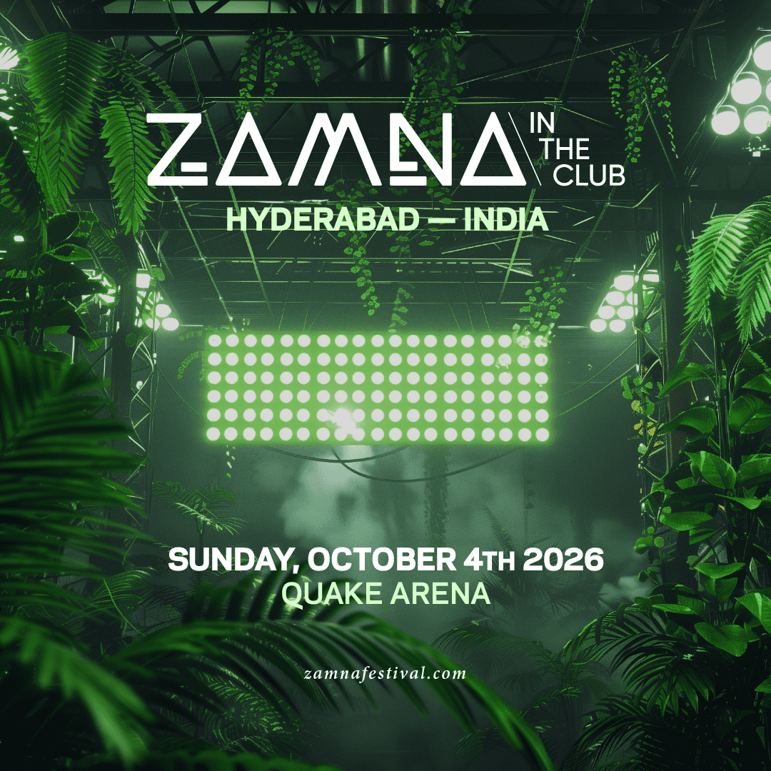 Flyer de Zamna Hyderabad 2026 - Domingo 4
