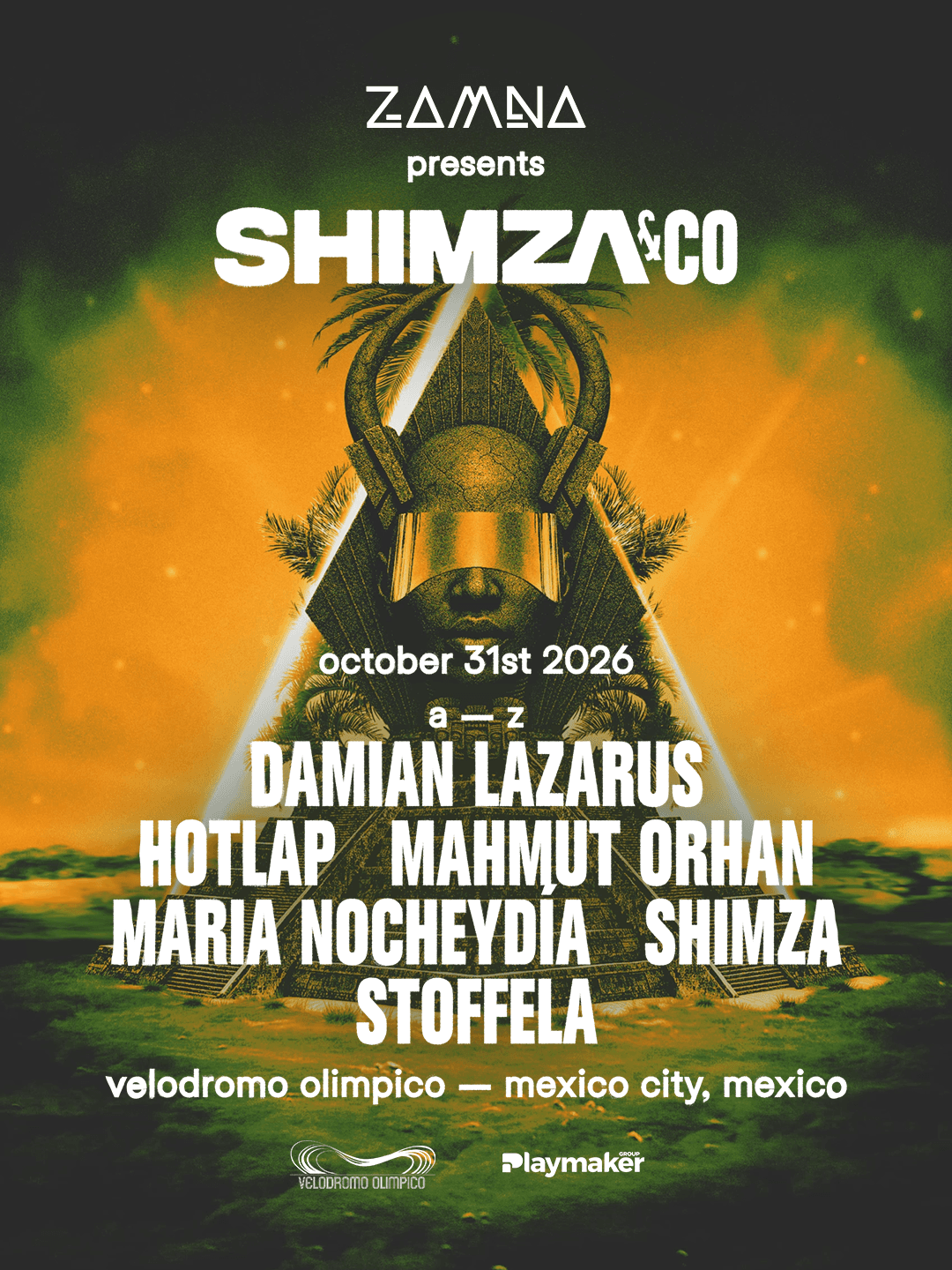 Zamna Mexico City 2026 - Sábado 31