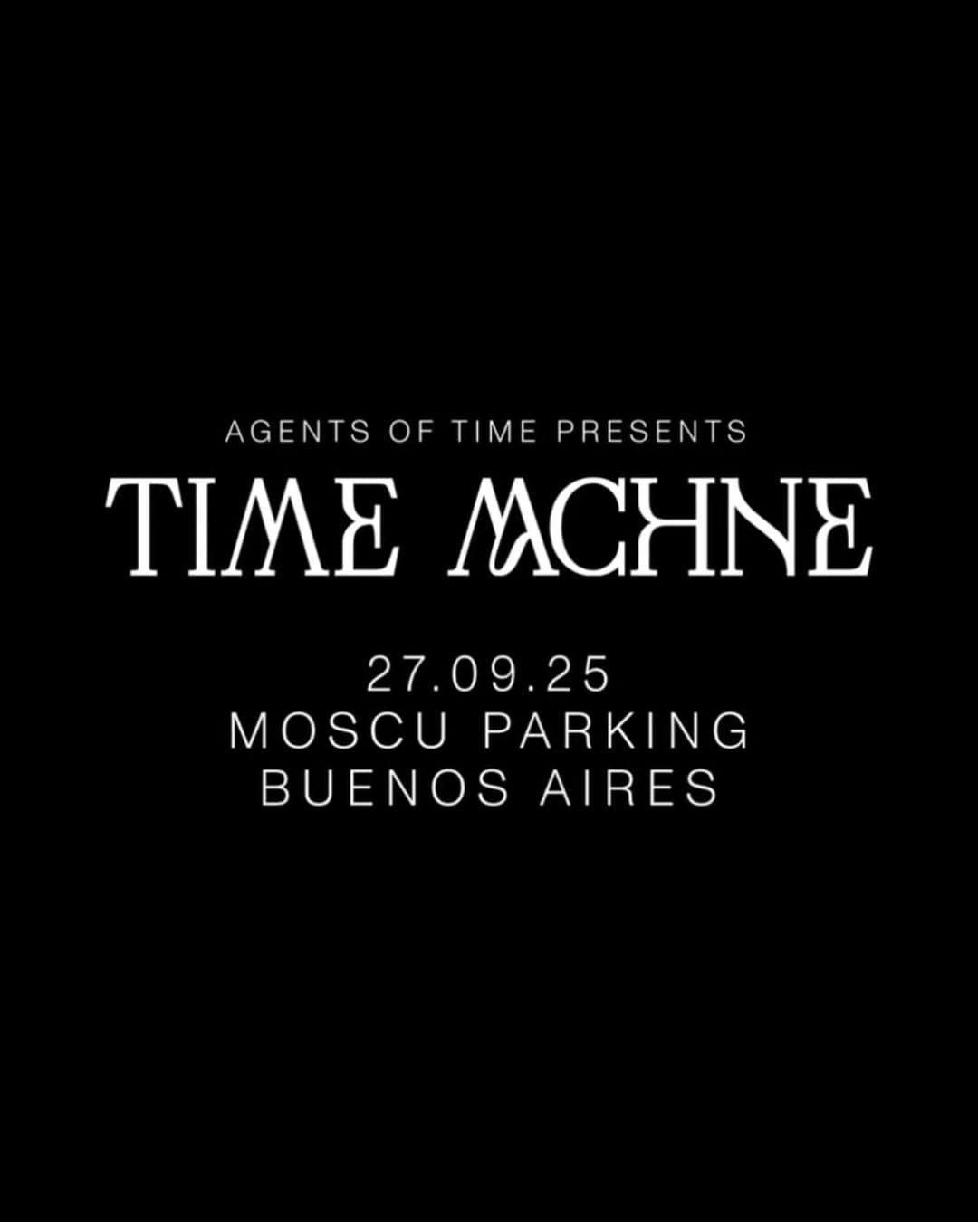 Agents Of Time trae su show Time Machine a Buenos Aires