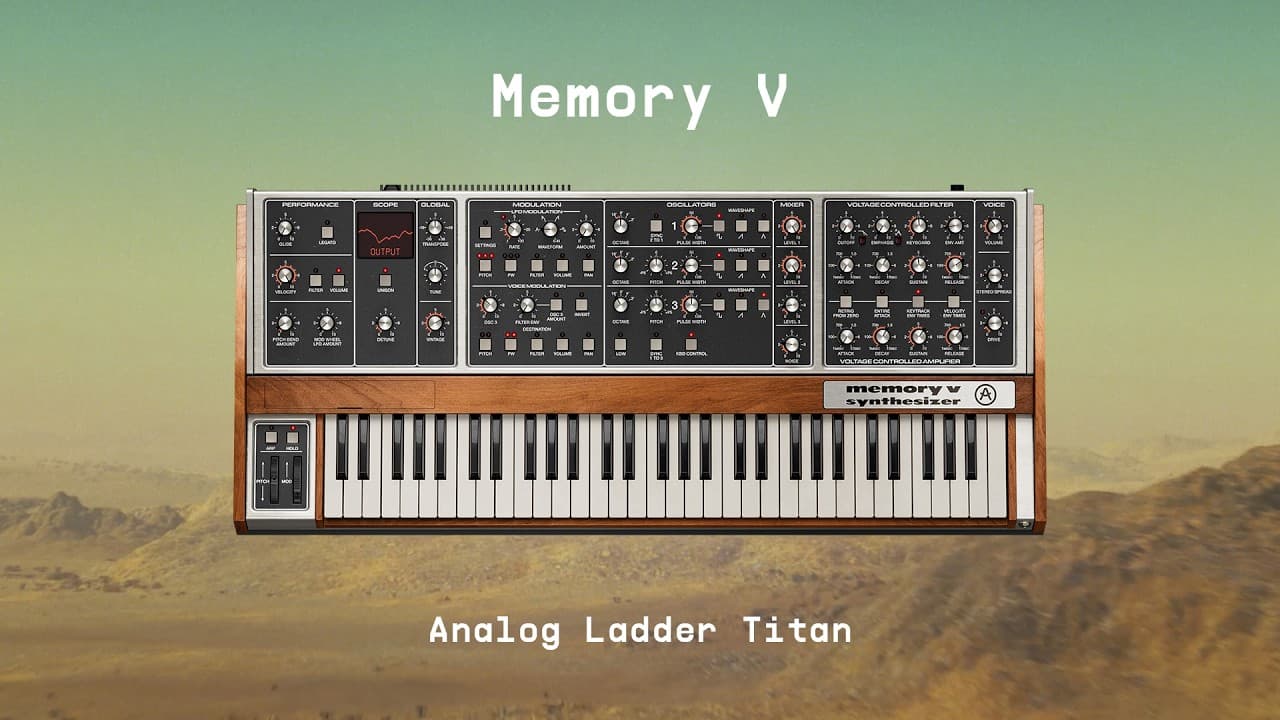 Arturia Memory V: El clásico Memorymoog llega a tu DAW