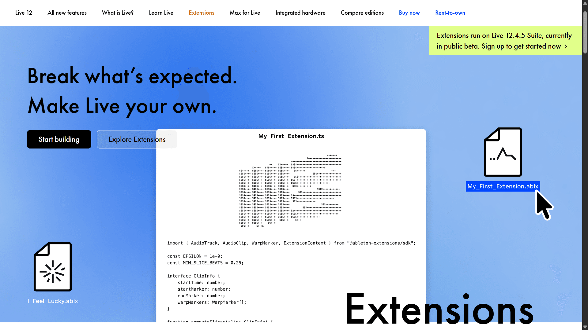 Ableton Extensions SDK: Create your tools in Live