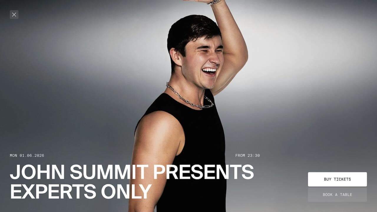 John Summit estrena su épica residencia en UNVRS Ibiza