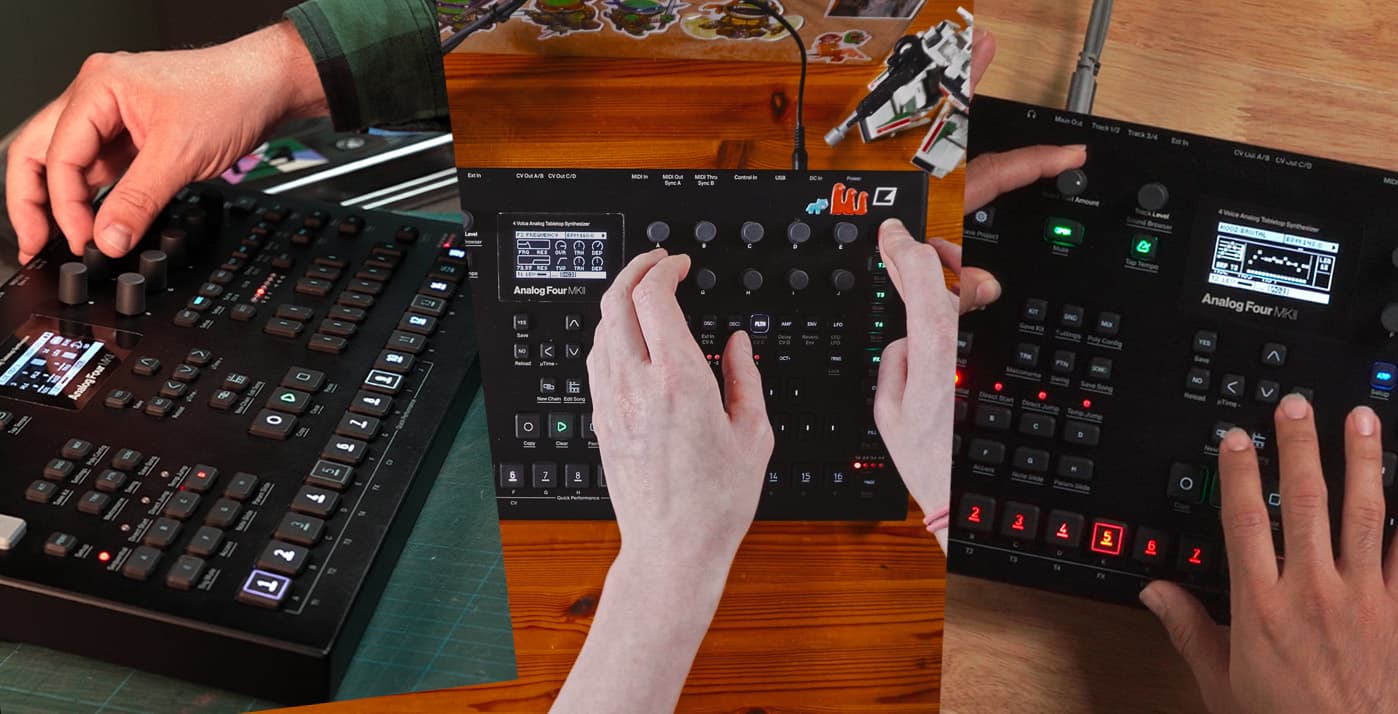 Elektron lanza OS 1.55 para Analog Four con modo euclidiano