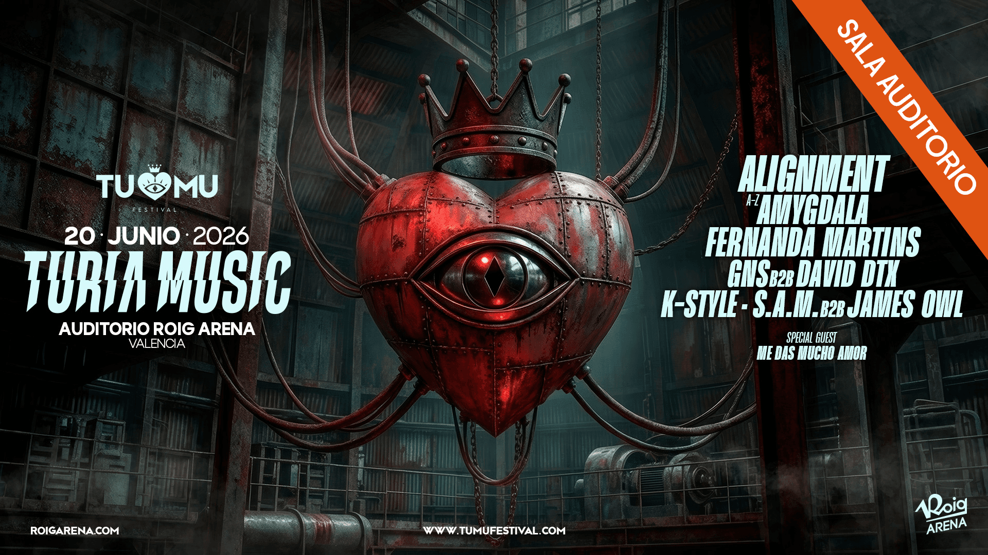 TUMU Festival corona al Roig Arena como meca del techno