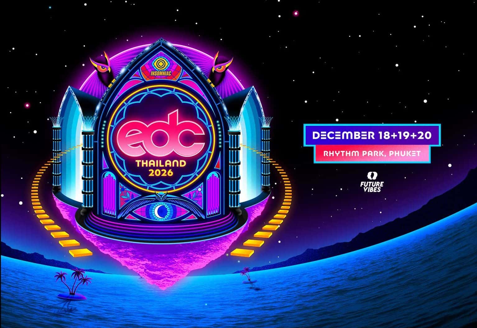 EDC Tailandia 2026: Cartel Oficial y Fechas en Phuket