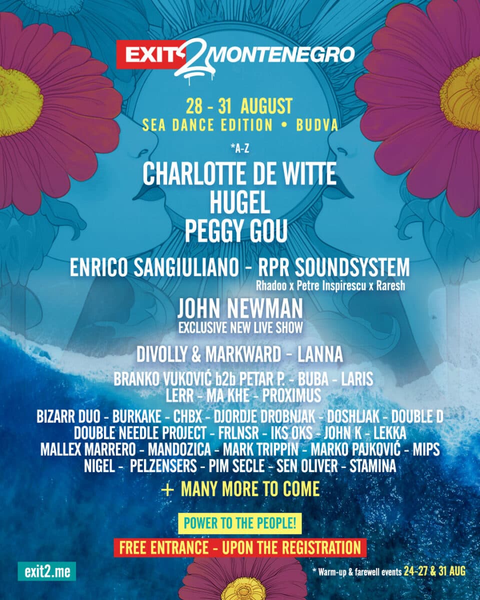 EXIT to Montenegro: Dos festivales gratuitos en el Adriático