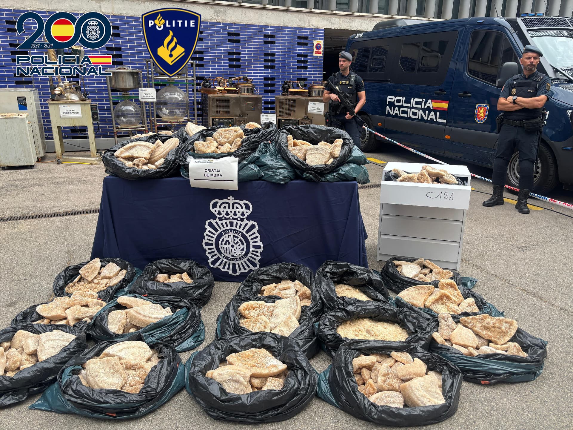 MDMA trafficking network between Ibiza and the Netherlands dismantled