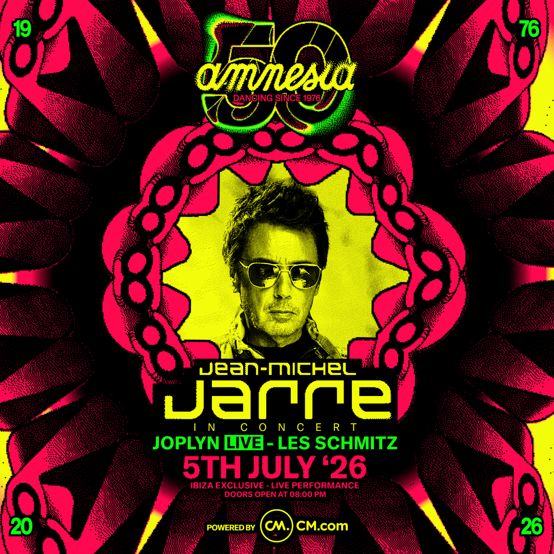 Jean-Michel Jarre debuta en Amnesia Ibiza: 50 aniversario