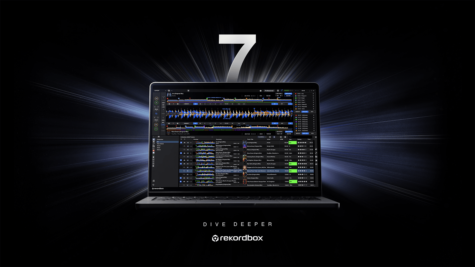 Rekordbox 7.2.16 integra modo HID para Phase sin tarjeta