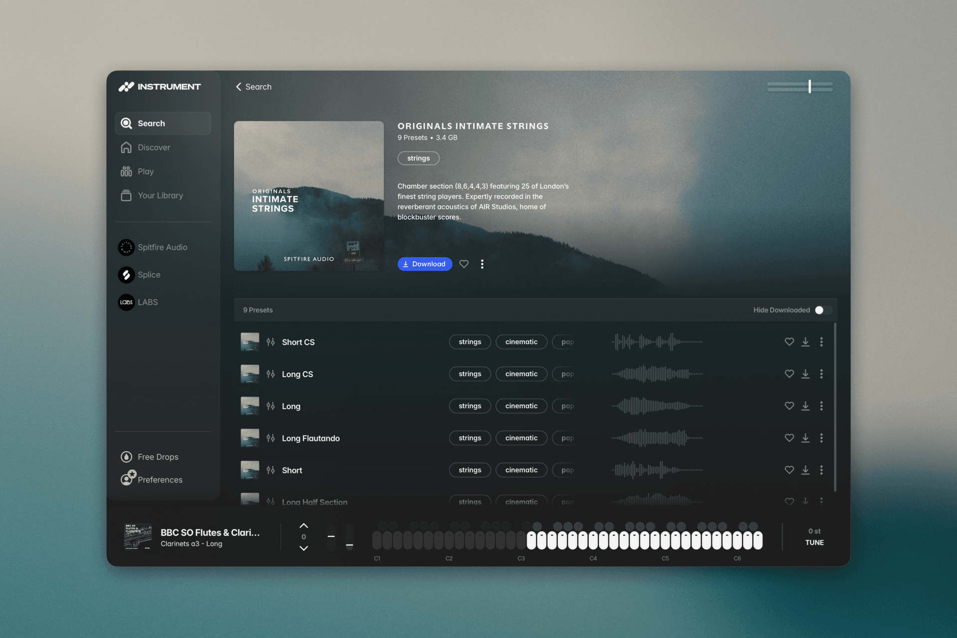 Splice Añade 4 Librerías de Spitfire Audio Originals