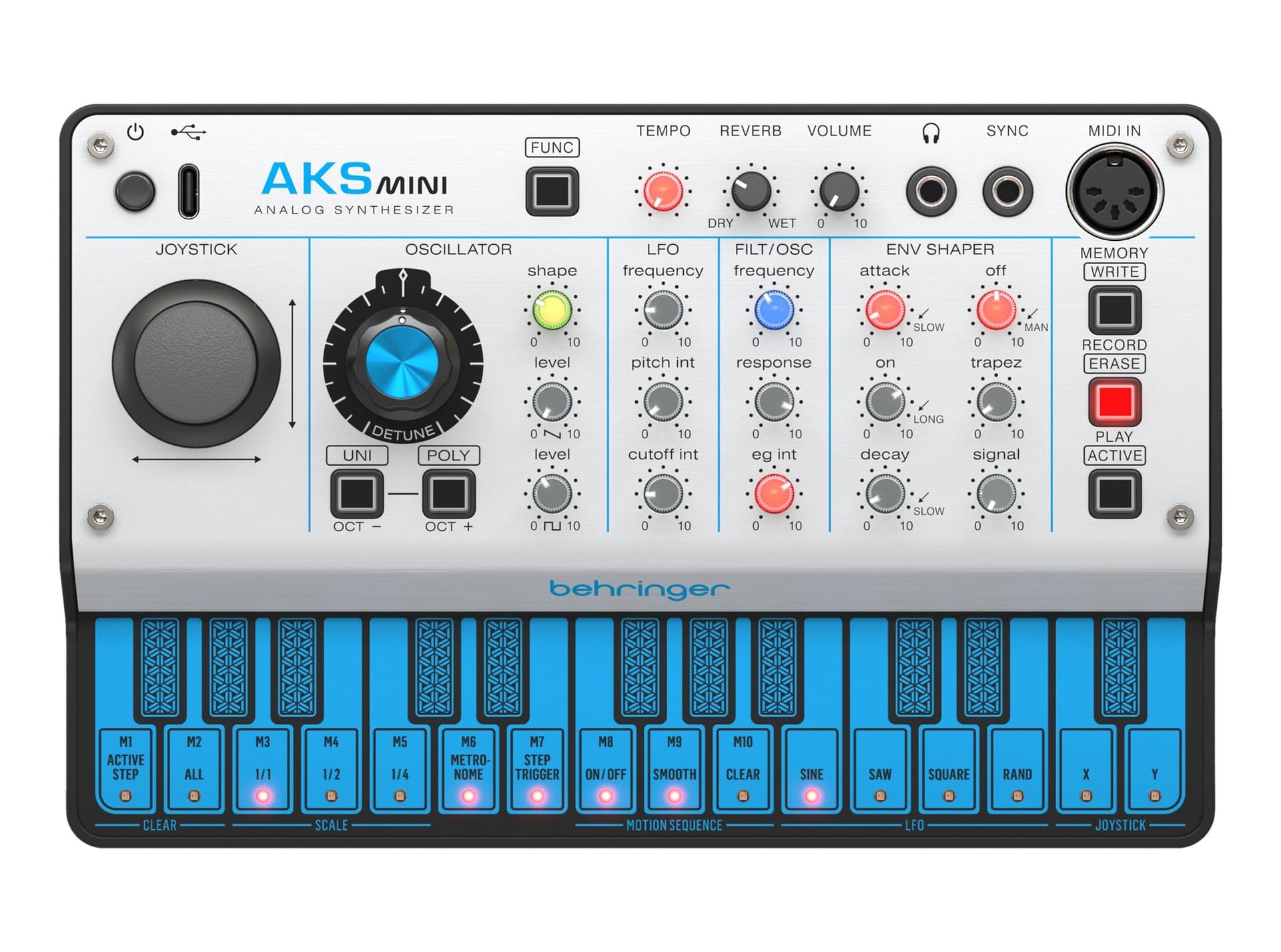 Behringer AKS MINI: Sintetizador Analógico Clásico por 99$