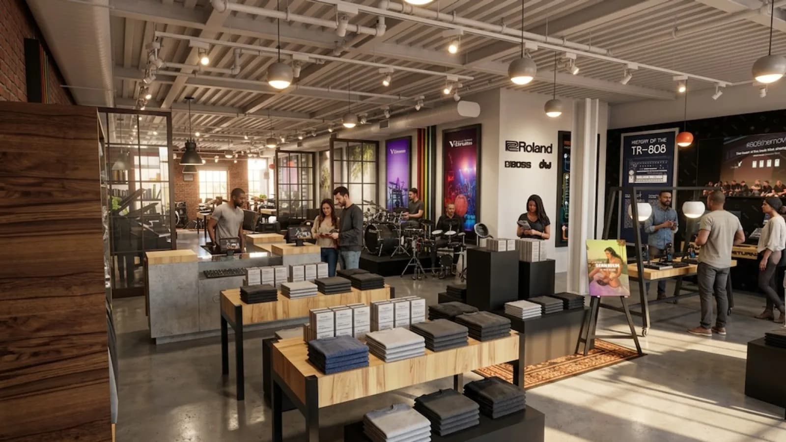 Roland inaugura su primera gran tienda física en Nueva York