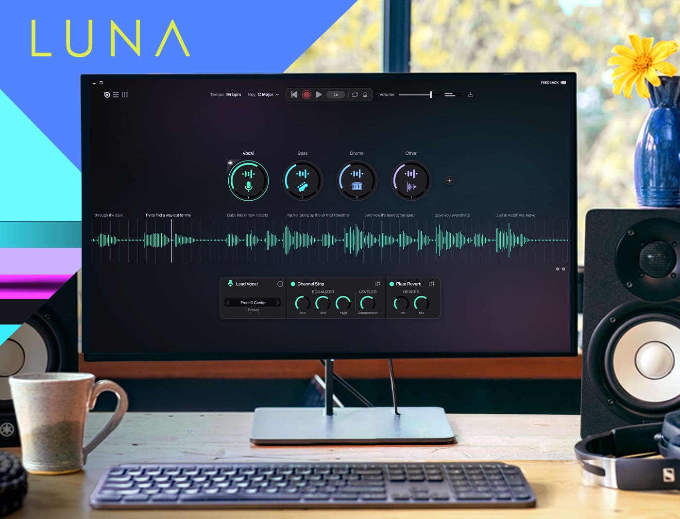 Universal Audio lanza LUNA 3.0: Stems, MIDI e IA integrada