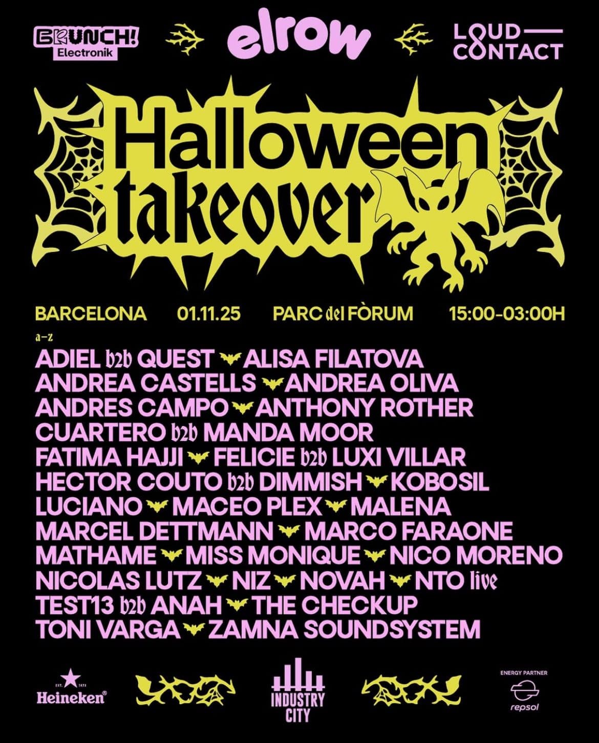 Halloween Takeover: elrow and Brunch Electronik in Madrid