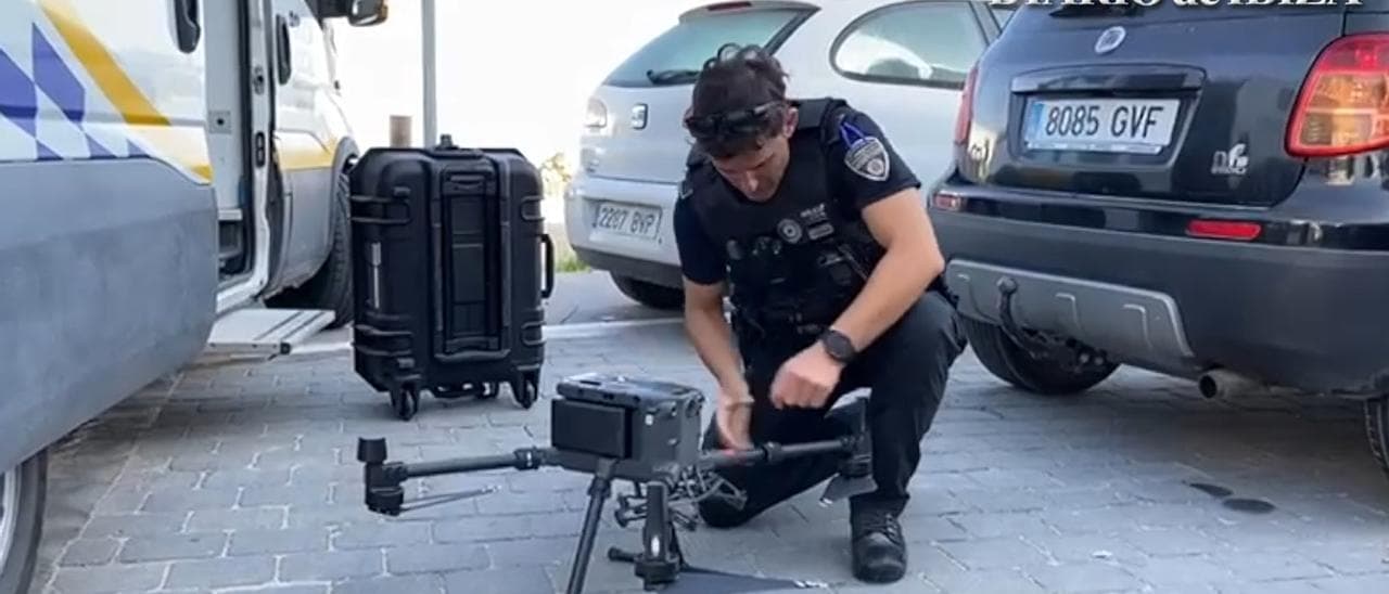 Drones en Ibiza: policía frena las fiestas ilegales