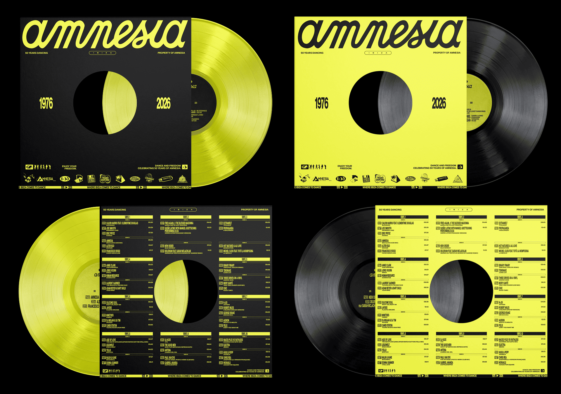 Amnesia anuncia una colección de vinilos y CDs con 50 tracks para celebrar su 50 aniversario