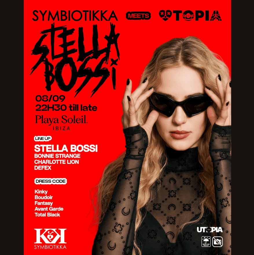 Flyer de SYMBIOTIKKA x UTOPIA - ONE NACHT STAND